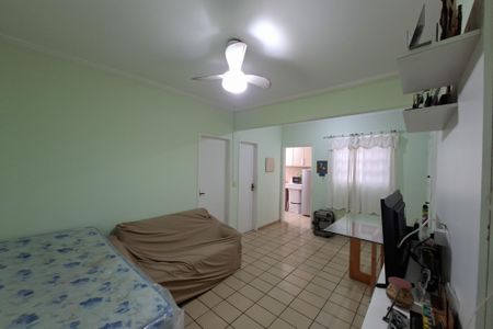 Sala de apartamento para alugar com 1 quarto, 38m² em Aviação, Praia Grande