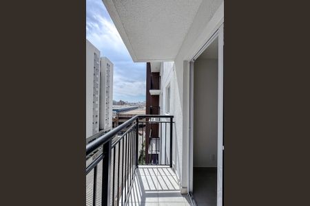 Varanda da Sala de apartamento para alugar com 1 quarto, 27m² em Brás, São Paulo