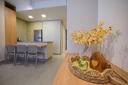 Studio para alugar com 66m², 1 quarto e 1 vagaMesa 