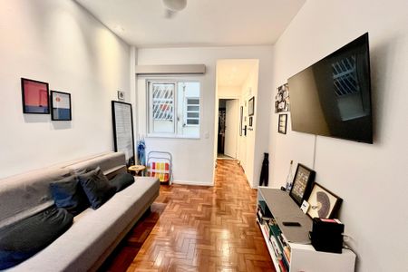 Sala  de apartamento à venda com 1 quarto, 40m² em Ipanema, Rio de Janeiro