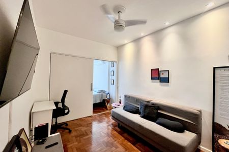 Sala  de apartamento à venda com 1 quarto, 40m² em Ipanema, Rio de Janeiro