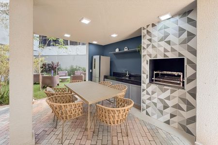 Apartamento à venda com 28m², 1 quarto e sem vagaChurrasqueira