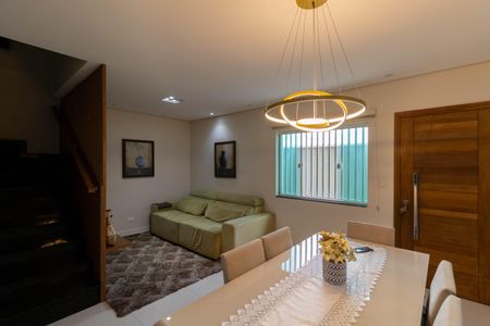 Sala e Cozinha  de casa de condomínio à venda com 3 quartos, 154m² em Vila Ré, São Paulo