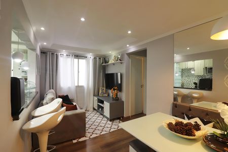 Sala  de apartamento para alugar com 2 quartos, 55m² em Planalto, São Bernardo do Campo