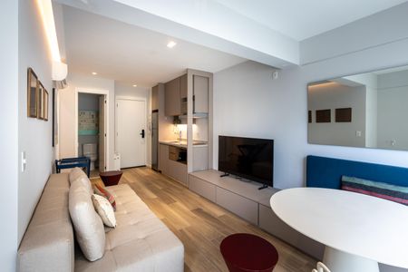 Sala de apartamento para alugar com 1 quarto, 45m² em Perdizes, São Paulo