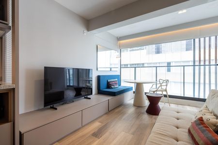 Sala de apartamento para alugar com 1 quarto, 45m² em Perdizes, São Paulo