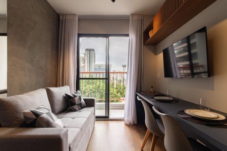 Sala de kitnet/studio à venda com 1 quarto, 28m² em Jardim das Acacias, São Paulo