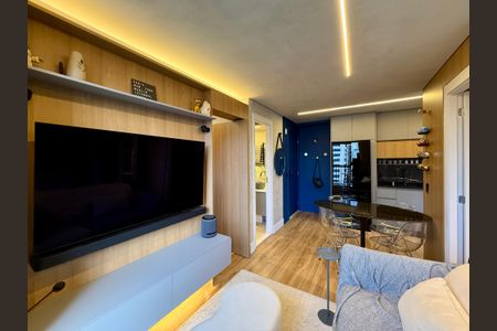 Sala de apartamento à venda com 2 quartos, 40m² em Campo Belo, São Paulo