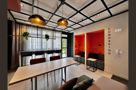 Apartamento à venda com 40m², 2 quartos e sem vagaCoworking 