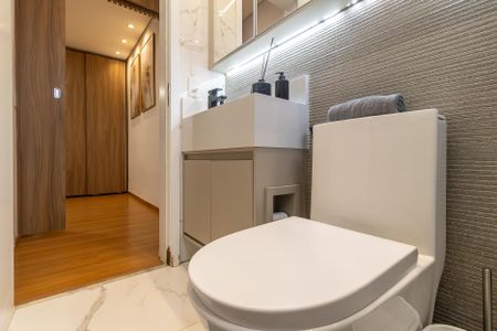 Apartamento à venda com 55m², 2 quartos e 2 vagas Apartamento à venda com 55m², 2 quartos e 2 vagasBanheiro Social