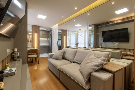 Apartamento à venda com 55m², 2 quartos e 2 vagas Apartamento à venda com 55m², 2 quartos e 2 vagasSala