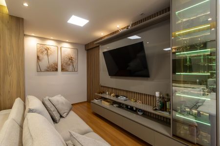 Sala de apartamento à venda com 2 quartos, 55m² em Liberdade, Belo Horizonte