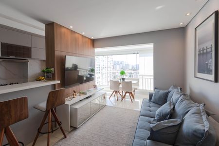 Sala de apartamento à venda com 2 quartos, 71m² em Vila Antonieta, Guarulhos