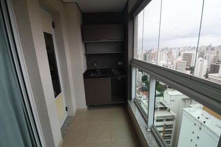 Apartamento para alugar com 62m², 2 quartos e 1 vaga Sala - Sacada