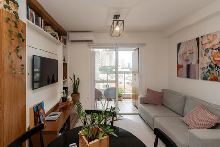 Sala de apartamento para alugar com 1 quarto, 38m² em Jardim das Acacias, São Paulo