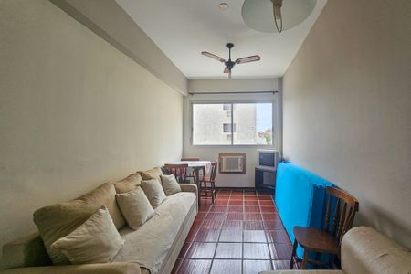 Sala de apartamento para alugar com 1 quarto, 59m² em Balneario Cidade Atlantica, Guarujá