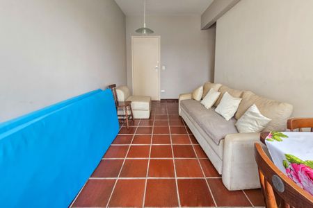 Sala de apartamento para alugar com 1 quarto, 59m² em Balneario Cidade Atlantica, Guarujá