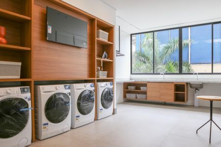 Studio para alugar com 25m², 1 quarto e sem vagaLavanderia