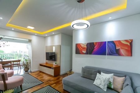 Sala de apartamento à venda com 3 quartos, 74m² em Jardim Paramount, São Bernardo do Campo