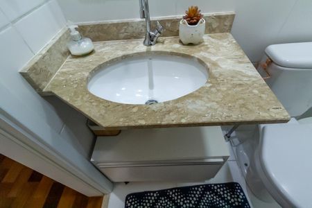 Apartamento à venda com 74m², 3 quartos e 2 vagasBanheiro Social