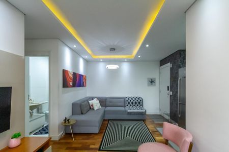 Sala de apartamento à venda com 3 quartos, 74m² em Jardim Paramount, São Bernardo do Campo
