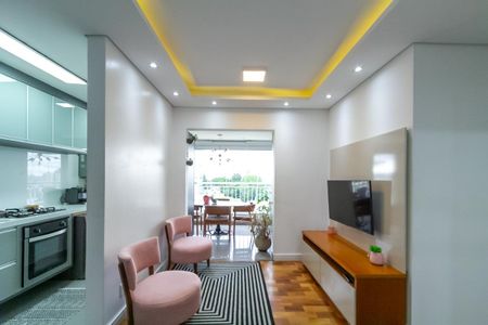 Sala de apartamento à venda com 3 quartos, 74m² em Jardim Paramount, São Bernardo do Campo