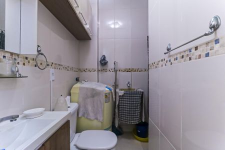 Banheiro de kitnet/studio para alugar com 1 quarto, 32m² em Méier, Rio de Janeiro