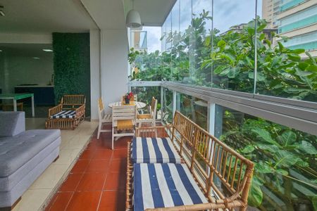 varanda de apartamento para alugar com 3 quartos, 126m² em Jardim Vitoria, Guarujá