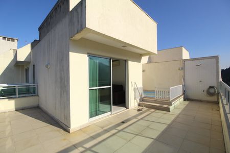 Sala - Varanda de kitnet/studio para alugar com 1 quarto, 85m² em Jacarepaguá, Rio de Janeiro