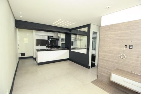 Sala de apartamento para alugar com 3 quartos, 80m² em Campestre, Santo André