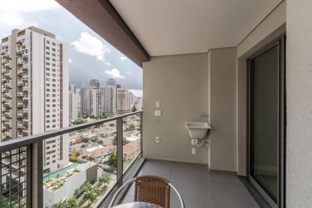 Varanda de apartamento para alugar com 1 quarto, 33m² em Jardim das Acacias, São Paulo