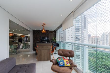 Varanda Gourmet de apartamento para alugar com 3 quartos, 157m² em Jardim das Perdizes, São Paulo