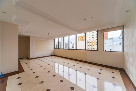 Sala de apartamento à venda com 3 quartos, 116m² em Vila Bastos, Santo André