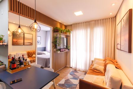 Sala/Cozinha de apartamento para alugar com 2 quartos, 38m² em Vila Invernada, São Paulo