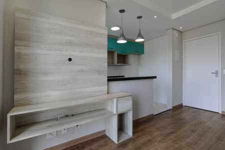 Sala de apartamento para alugar com 2 quartos, 48m² em Vila Mogilar, Mogi das Cruzes