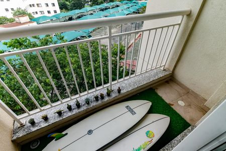 Varanda da Sala de apartamento à venda com 2 quartos, 56m² em Vila Sonia do Taboao, Taboão da Serra