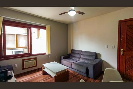 Sala  de apartamento à venda com 1 quarto, 43m² em Jardim Botânico, Porto Alegre