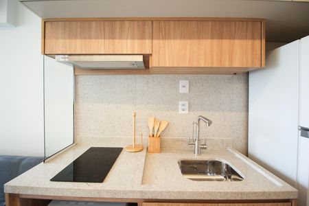 Studio para alugar com 30m², 1 quarto e sem vagaCozinha