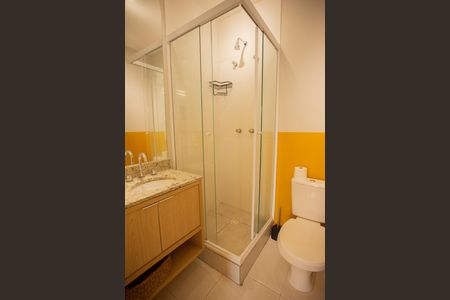 Studio para alugar com 46m², 1 quarto e 1 vaga Studio para alugar com 46m², 1 quarto e 1 vagaBANHEIRO