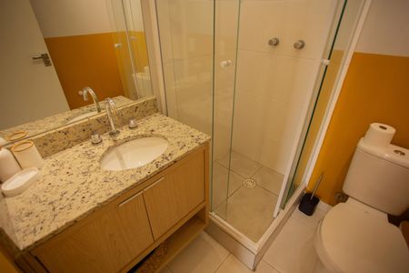 Studio para alugar com 46m², 1 quarto e 1 vaga Studio para alugar com 46m², 1 quarto e 1 vagaBANHEIRO