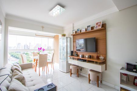 Sala de apartamento para alugar com 2 quartos, 55m² em Santa Maria, Santo André