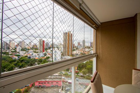 Varanda da sala de apartamento para alugar com 2 quartos, 55m² em Santa Maria, Santo André