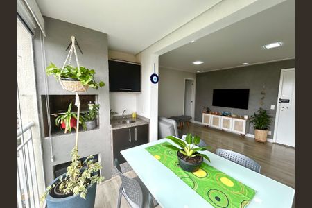 Varanda da Sala de apartamento à venda com 3 quartos, 83m² em Vila Santo Antonio, Guarulhos
