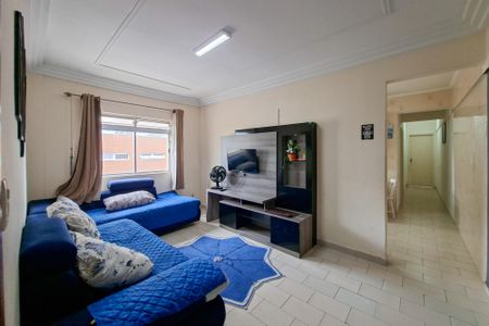 Sala de apartamento para alugar com 2 quartos, 80m² em Guilhermina, Praia Grande