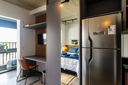 Studio de kitnet/studio para alugar com 1 quarto, 24m² em Brooklin, São Paulo