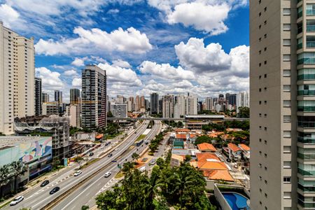 Vista de kitnet/studio para alugar com 1 quarto, 24m² em Brooklin, São Paulo