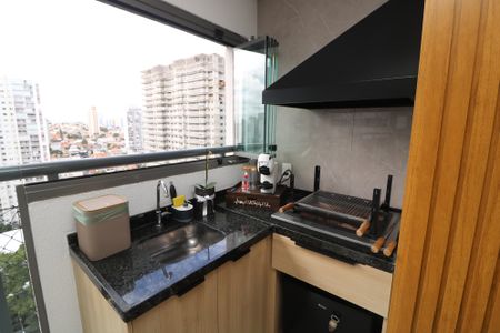 Varanda gourmet de apartamento à venda com 2 quartos, 67m² em Vila Prudente, São Paulo