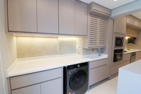 Sala / Cozinha de apartamento à venda com 3 quartos, 79m² em Brooklin Paulista, São Paulo