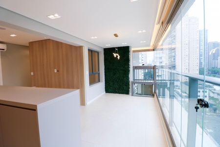 Sala / Cozinha de apartamento à venda com 3 quartos, 79m² em Brooklin Paulista, São Paulo