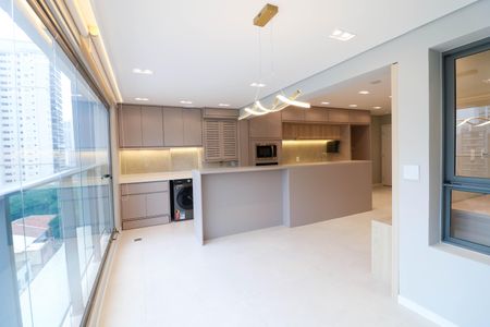 Sala / Cozinha de apartamento à venda com 3 quartos, 79m² em Brooklin Paulista, São Paulo